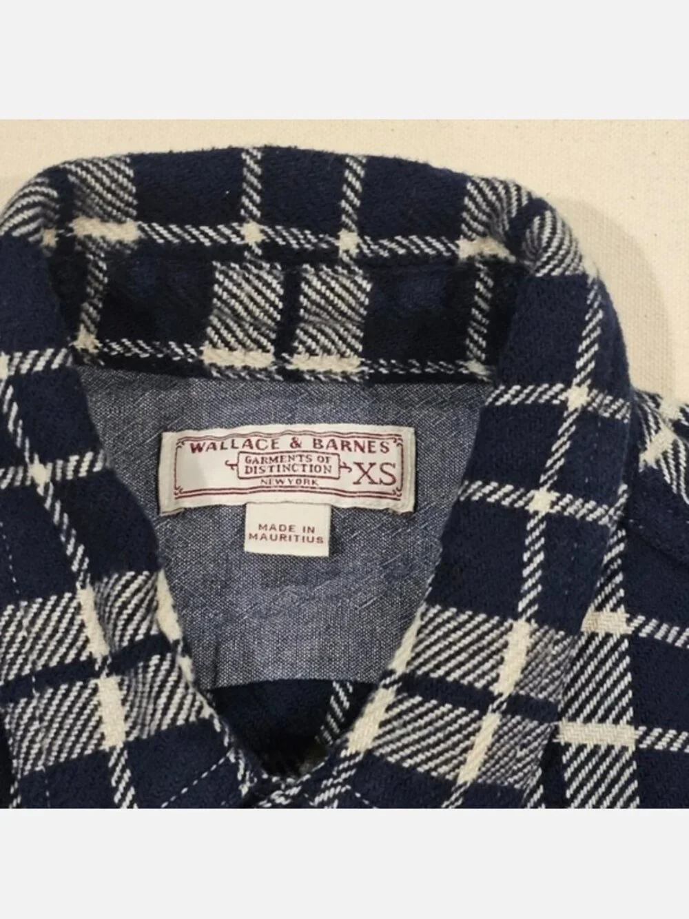 Wallace & Barnes Heavy Cotton Flannel Shirt XS